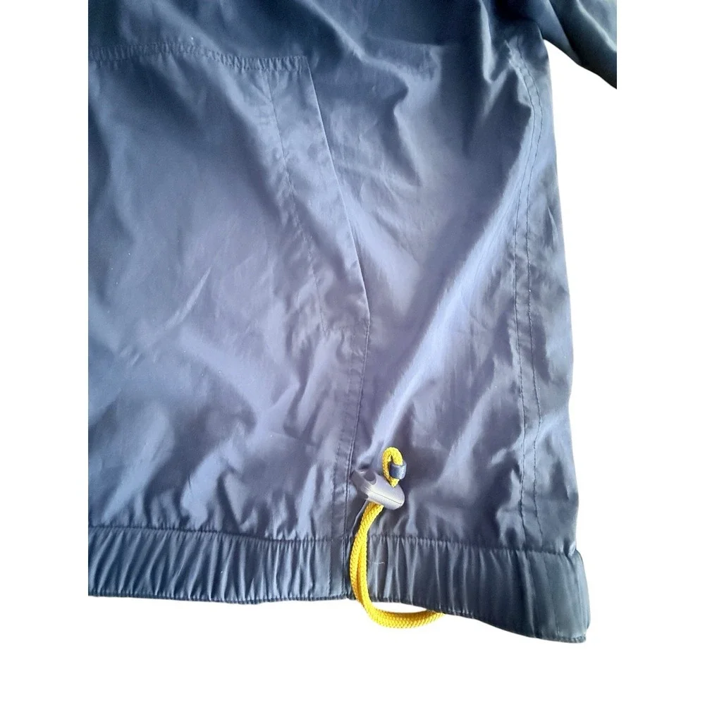 Ralph Lauren Windbreaker Tracksuit Jacket Pant 90s Jogger Set Petite Blue Yellow